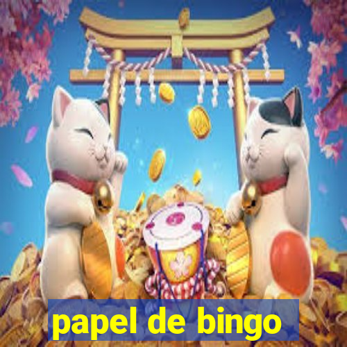 papel de bingo